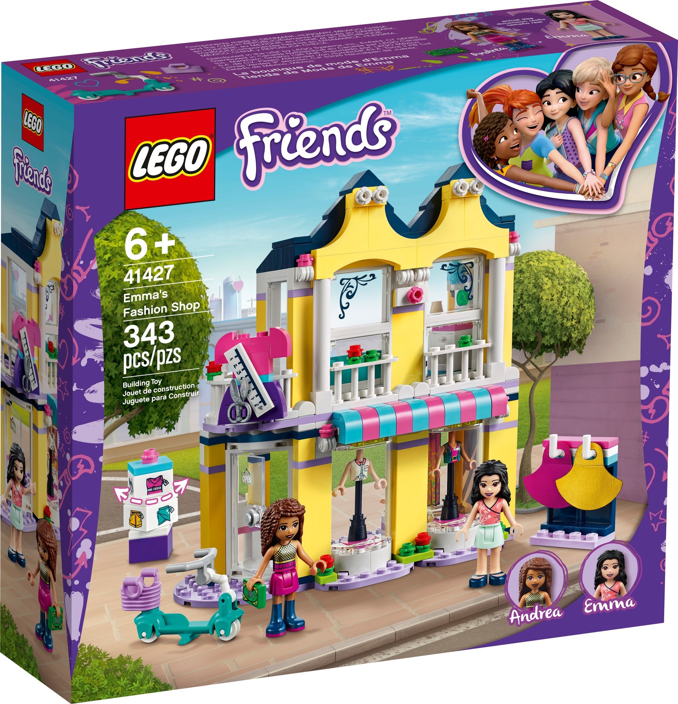 LEGO Friends 41427 Emma a její obchod s oblečením