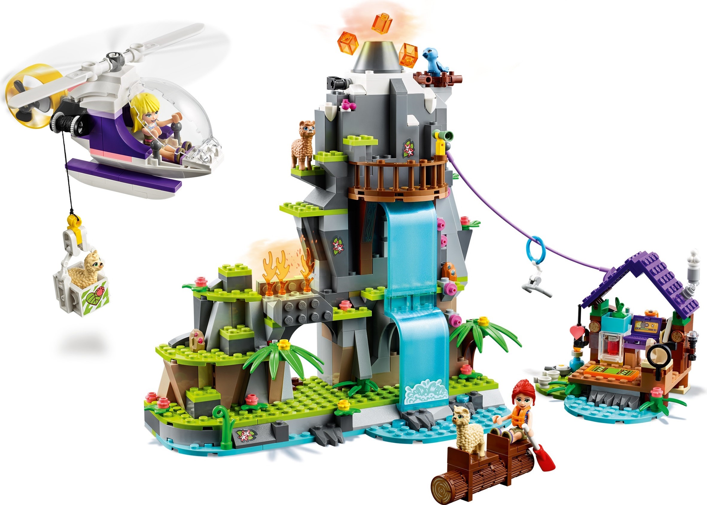 LEGO Friends 41432 Záchrana lamy na horách v džungli