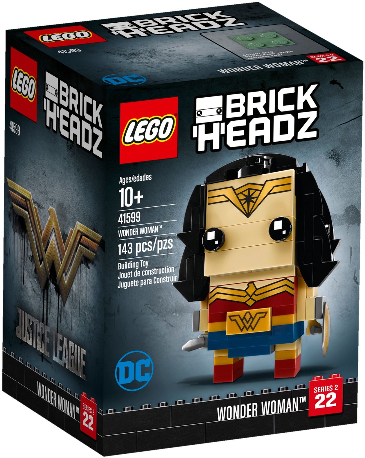 LEGO BrickHeadz 41599 Wonder Woman