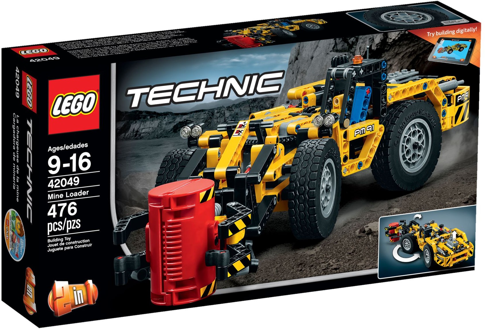 LEGO Technic 42049 Pyrotechnický vůz