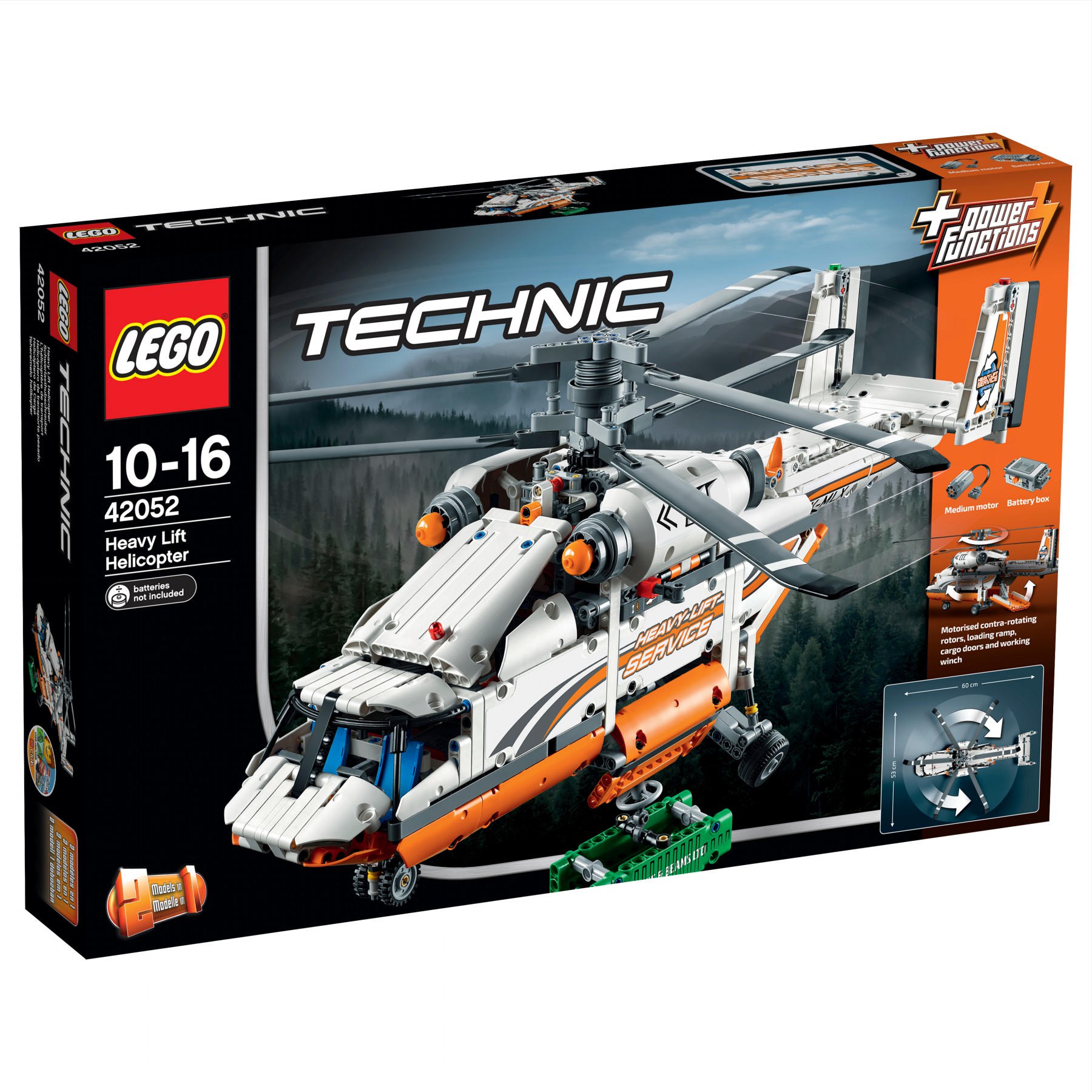 LEGO Technic 42052 Helikoptéra na těžké náklady