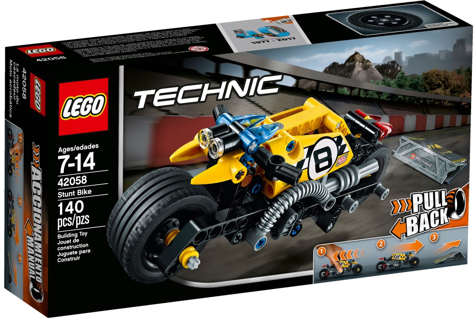 LEGO Technic 42058 Motorka pro kaskadéry