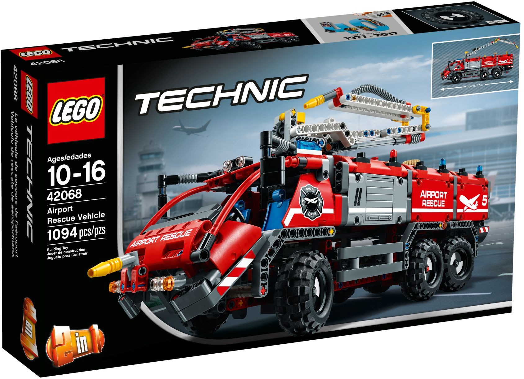 LEGO Technic 42068 Letištní záchranné vozidlo