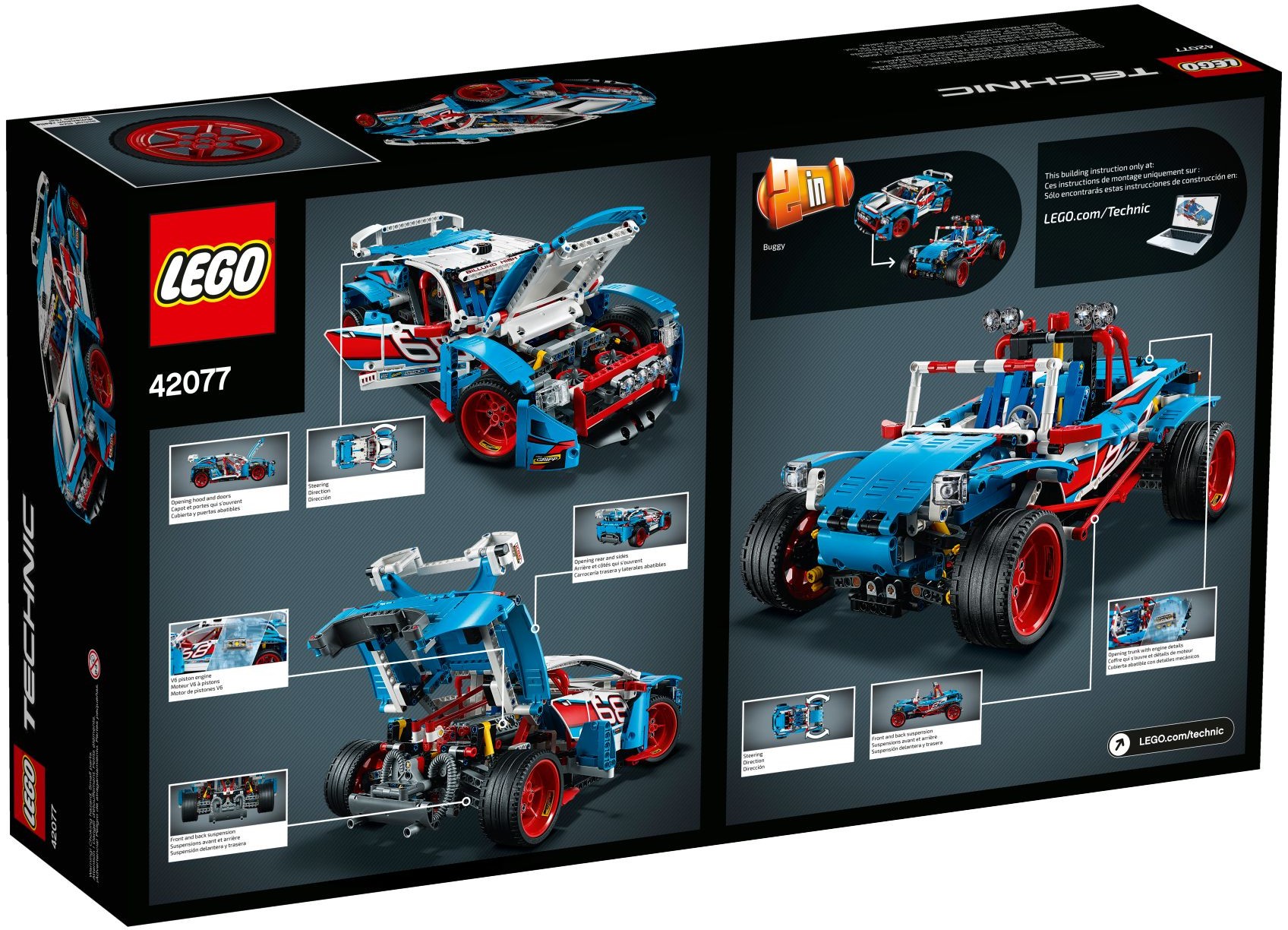 LEGO Technic 42077 Závodní auto