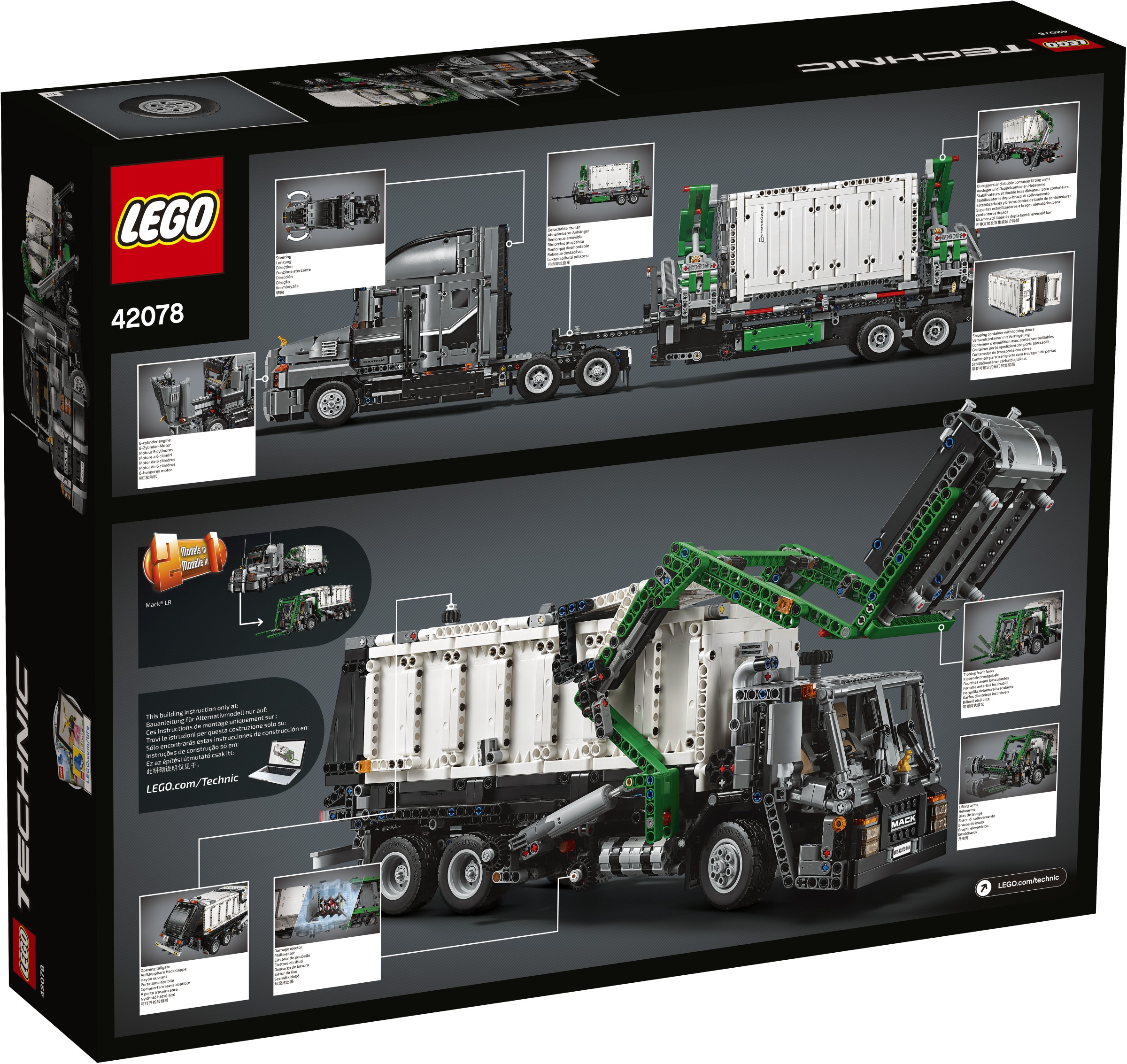 LEGO Technic 42078 Mack Anthem