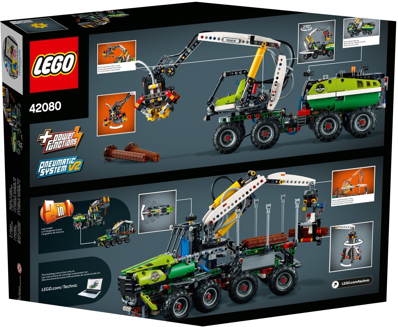 LEGO Technic 42080 Lesní stroj