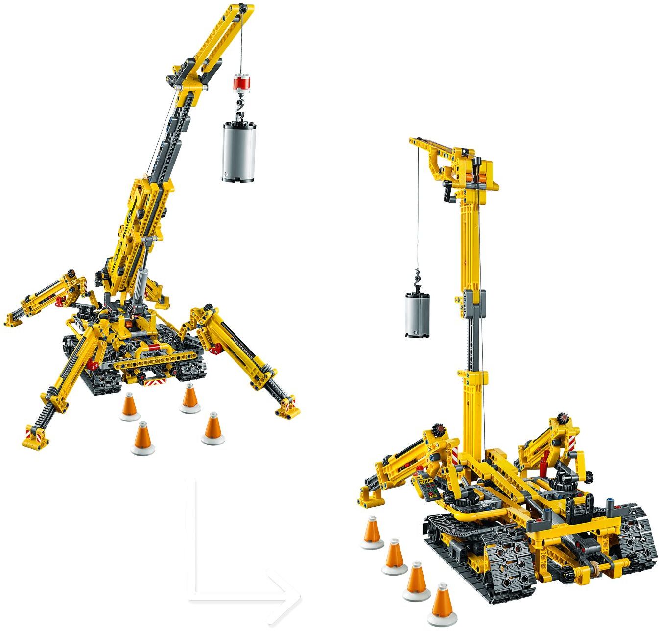 LEGO Technic 42097 Kompaktní pásový jeřáb