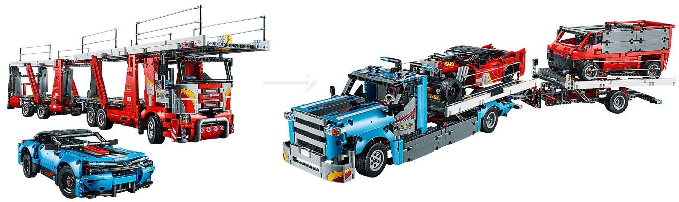LEGO Technic 42098 Kamion pro přepravu aut