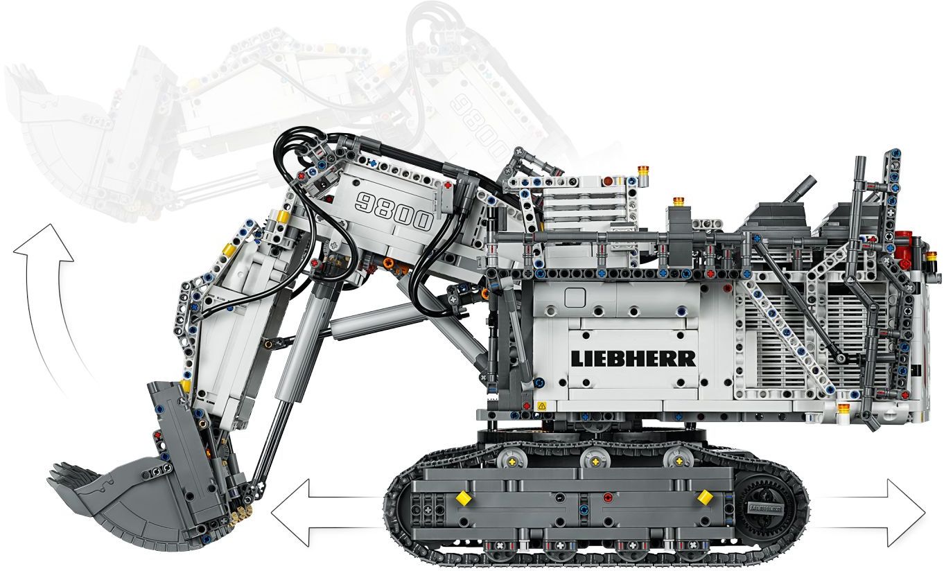 LEGO Technic 42100 Bagr Liebherr R 9800