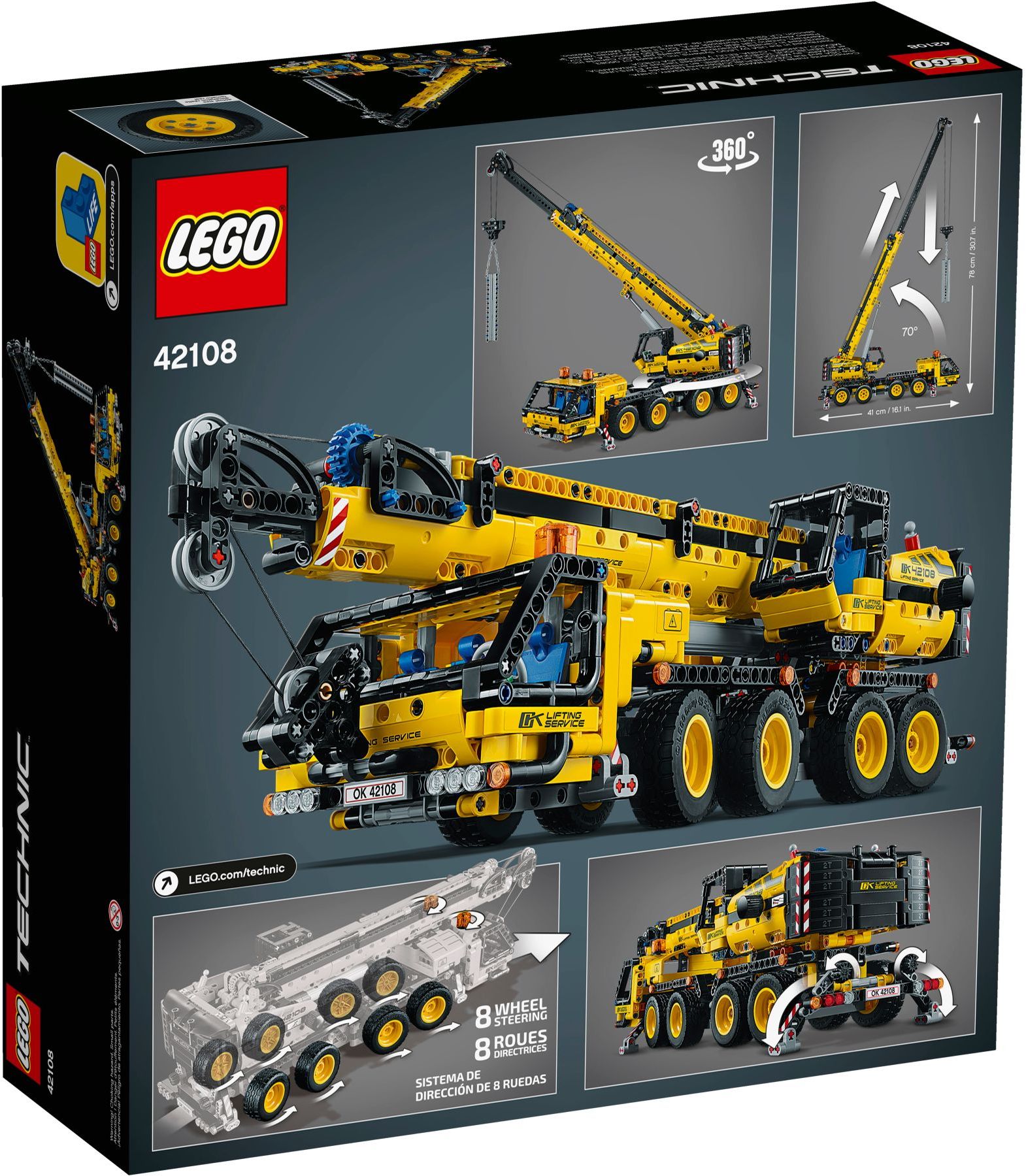 LEGO Technic 42108 Pojízdný jeřáb