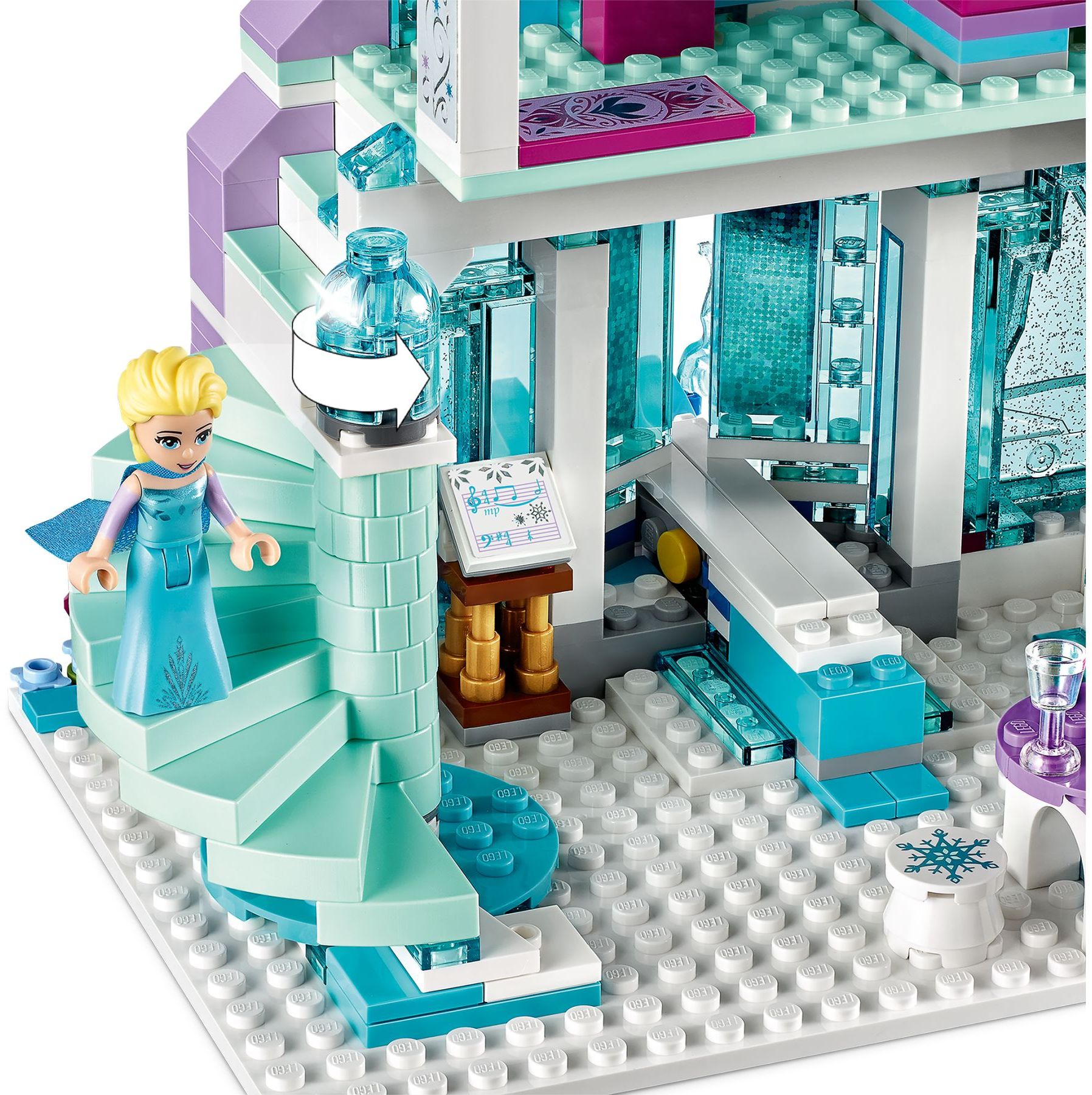 LEGO Disney Princezny 43172 Elsa a její kouzelný ledový palác