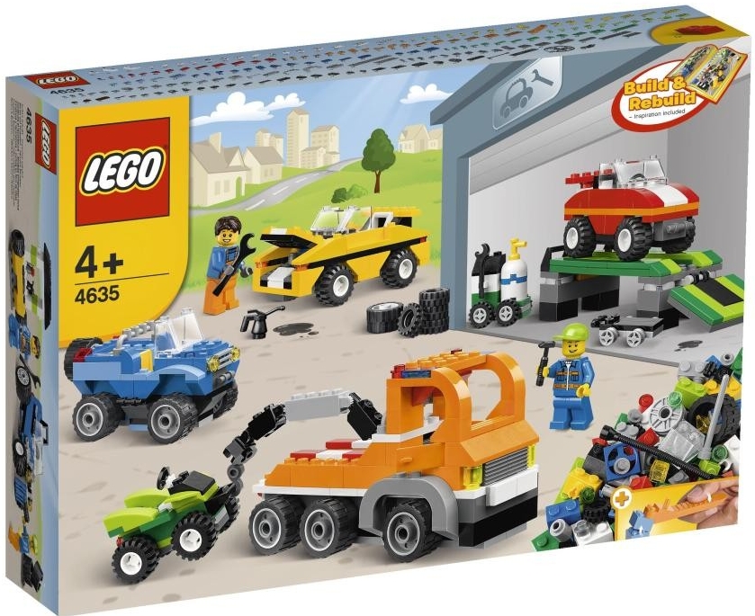 LEGO Kostičky 4635 Bav se s autíčky