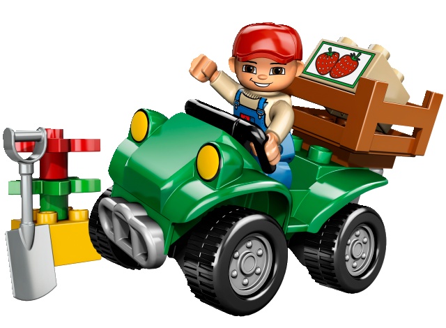 LEGO DUPLO Legoville 5645 Farmářova čtyřkolka