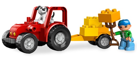 LEGO DUPLO Legoville 5647 Velký traktor