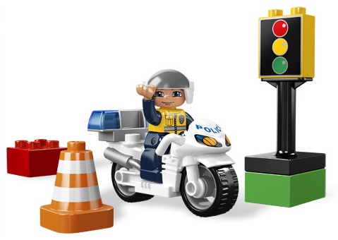 LEGO DUPLO Legoville 5679 Policejní motorka
