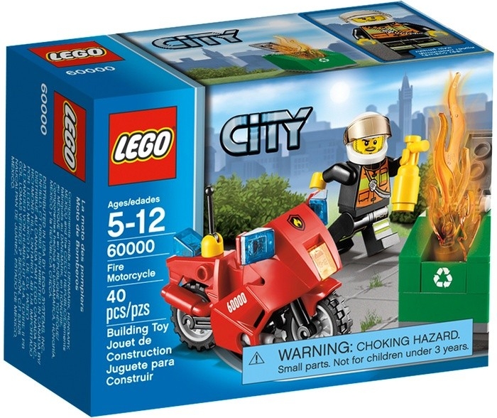 LEGO City 60000 Hasičská motorka
