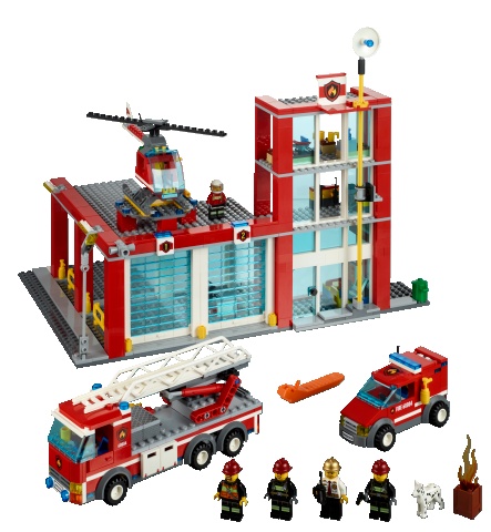 LEGO City Fire 60004 Hasičská stanice