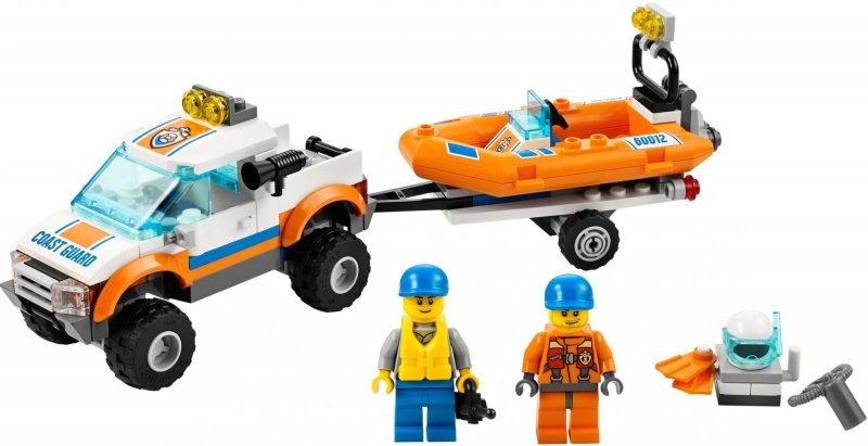 LEGO City 60012 Džíp 4x4 a potápěčský člun