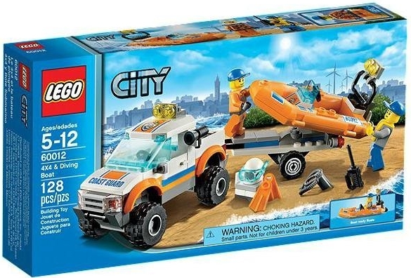LEGO City 60012 Džíp 4x4 a potápěčský člun