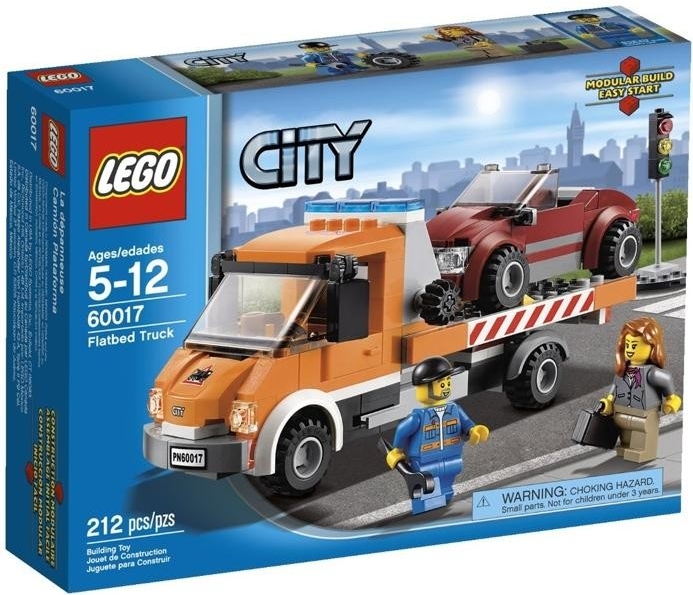 LEGO City 60017 Auto s plochou korbou