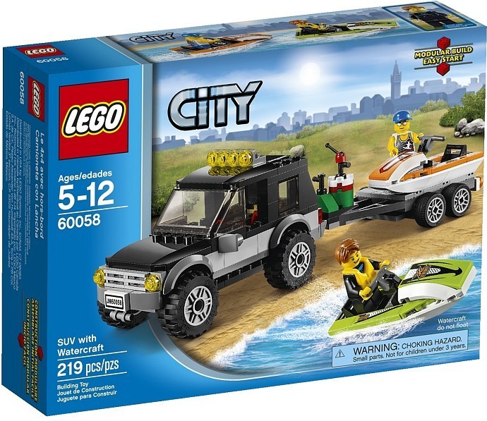 LEGO City 60058 SUV s vodním skútrem