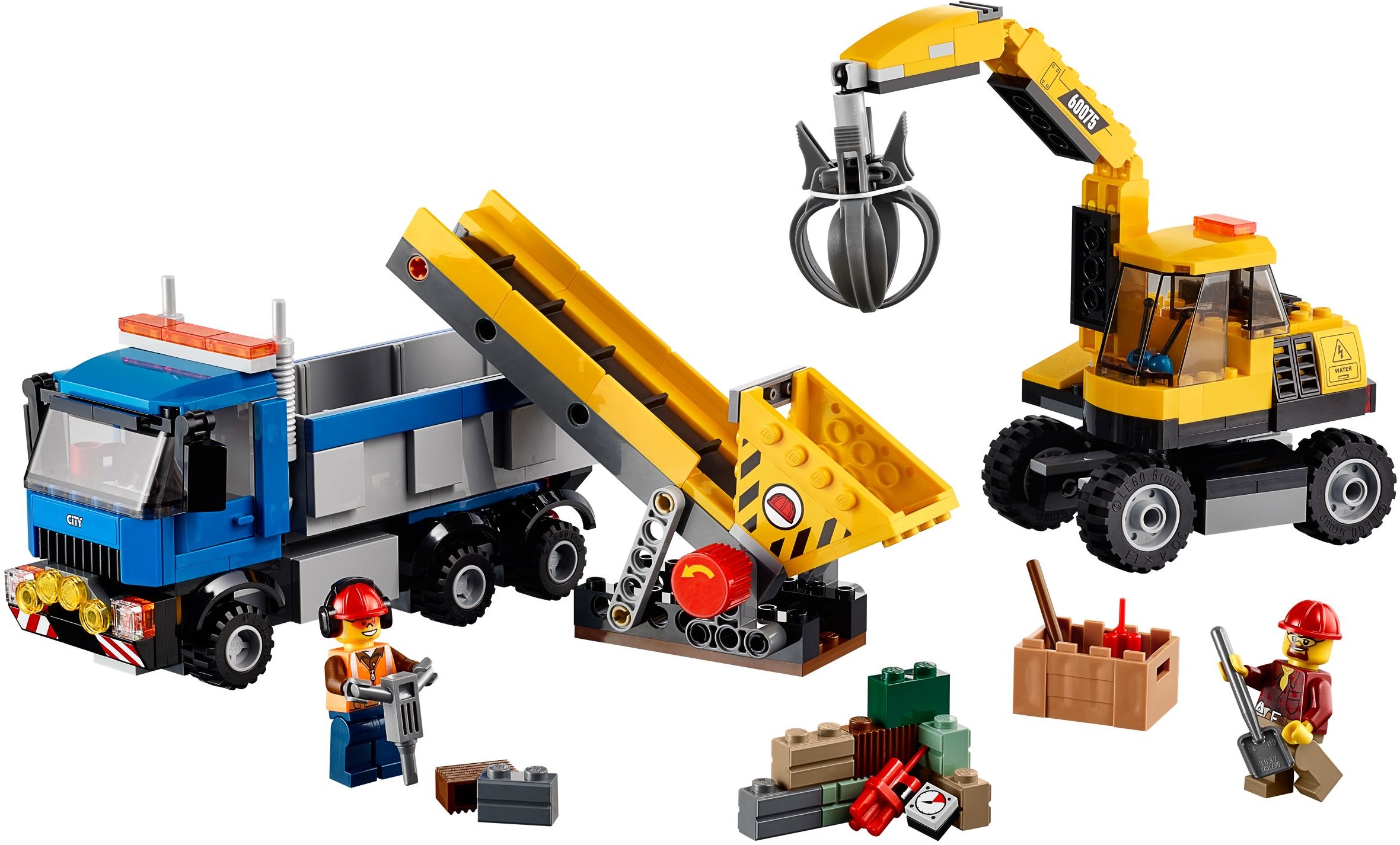 LEGO City 60075 Bagr a náklaďák