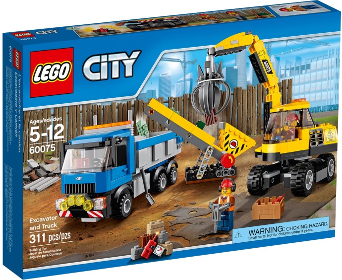 LEGO City 60075 Bagr a náklaďák