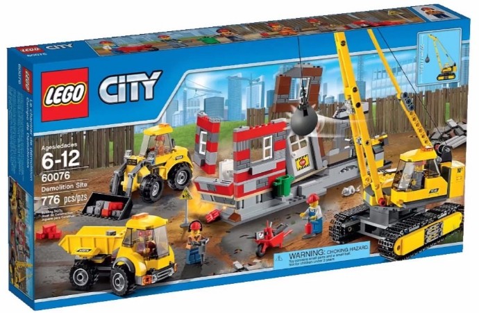 LEGO City 60076 Demoliční práce na staveništi
