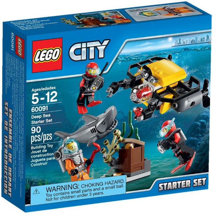 LEGO City 60091 Hlubinný mořský výzkum: startovací sada