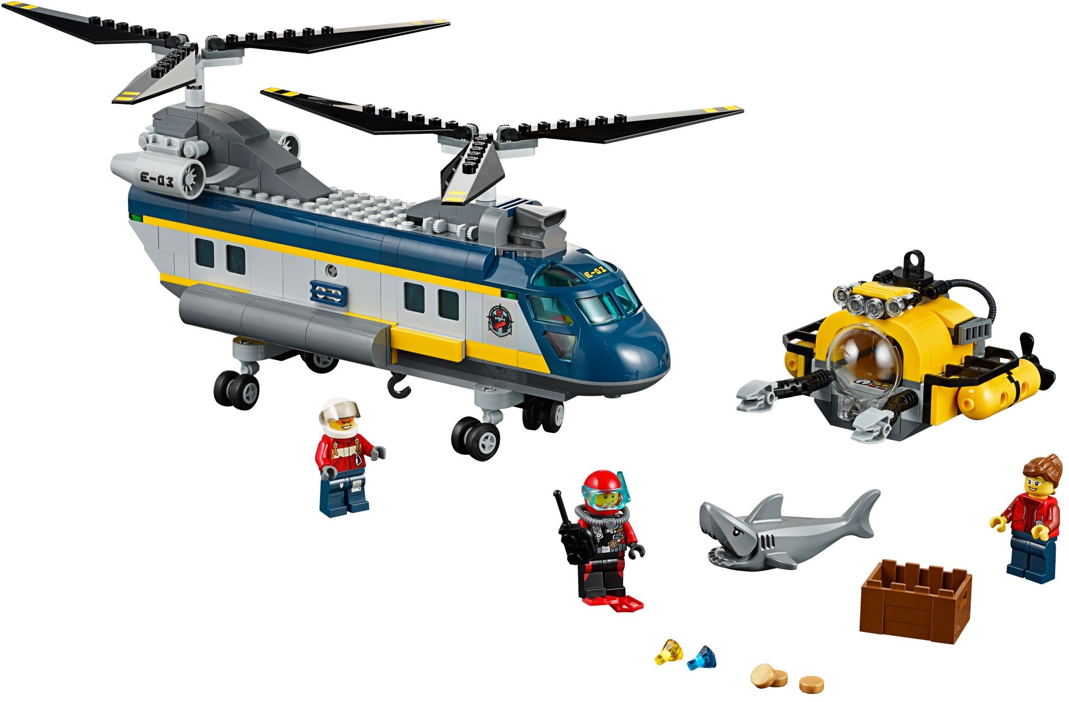 LEGO City 60093 Vrtulník pro hlubinný mořský výzkum