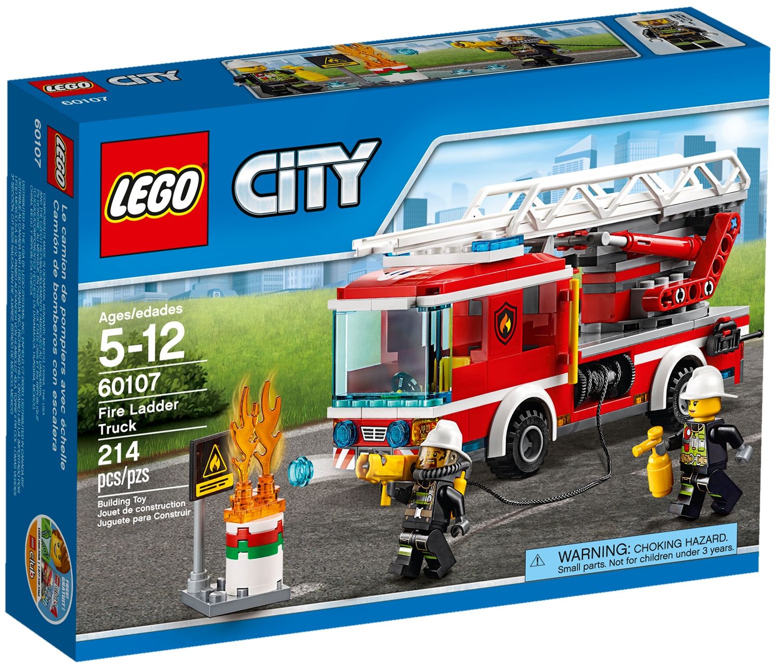 LEGO City Fire 60107 Hasičské auto s žebříkem