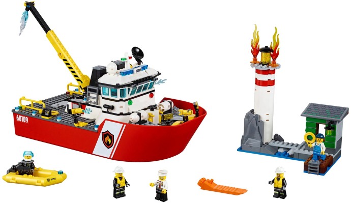 LEGO City Fire 60109 Hasičský člun