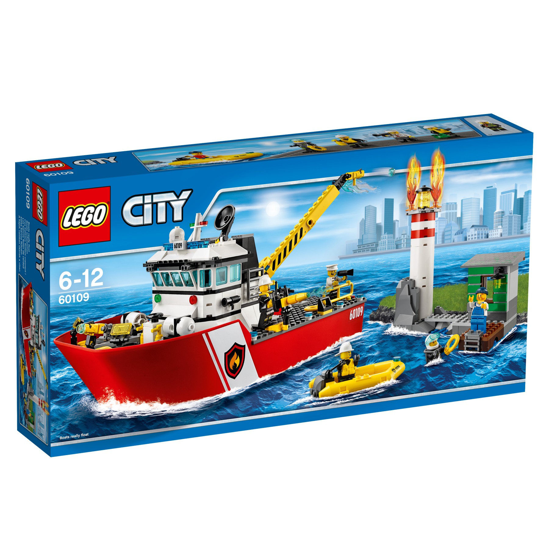 LEGO City Fire 60109 Hasičský člun