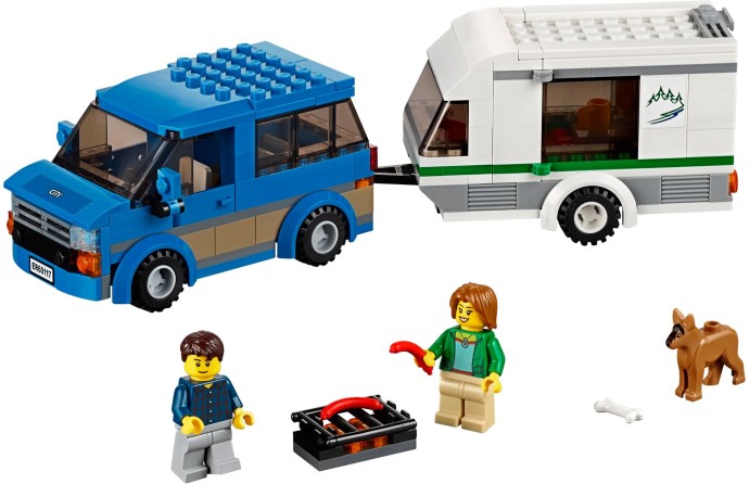 LEGO City Great Vehicles 60117 Dodávka a karavan