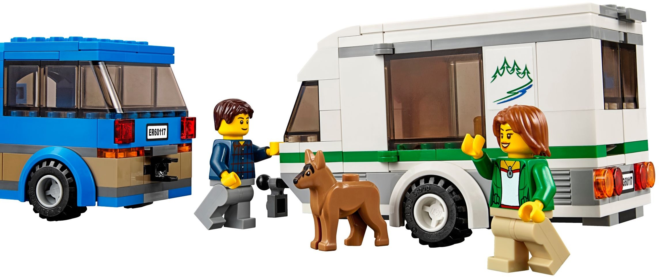 LEGO City Great Vehicles 60117 Dodávka a karavan