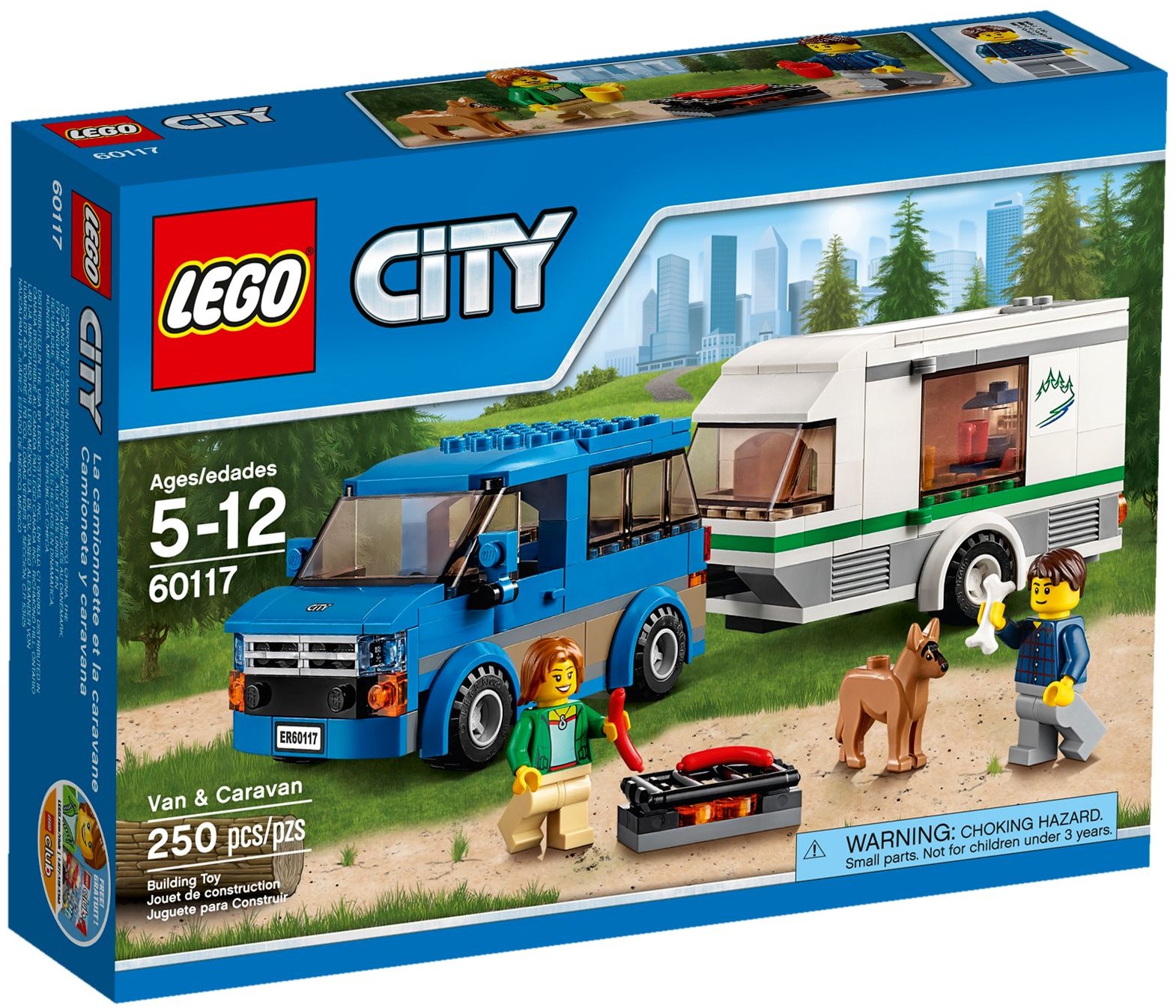 LEGO City Great Vehicles 60117 Dodávka a karavan