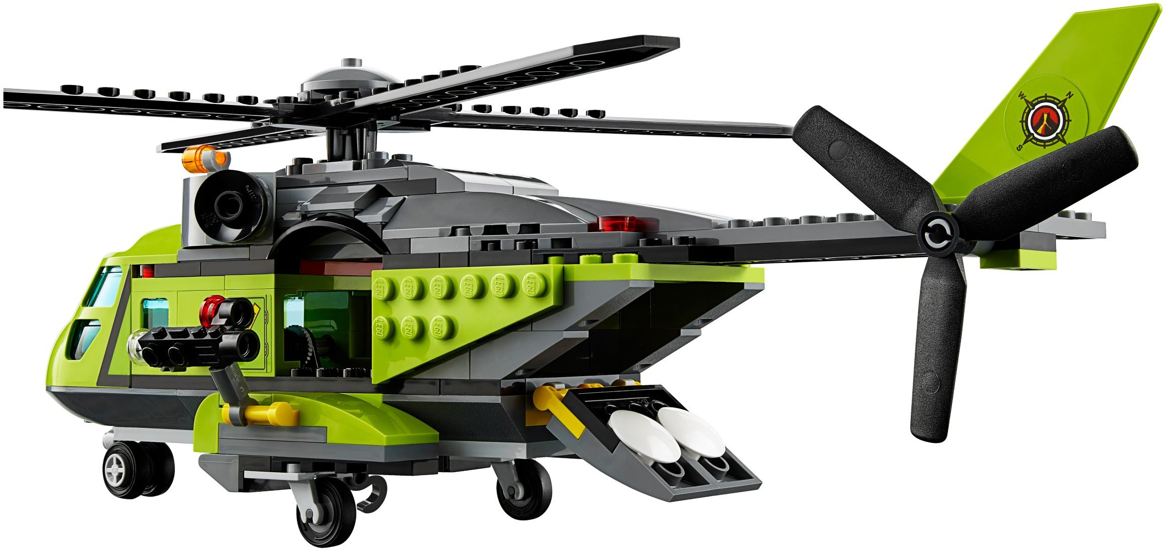 LEGO City Sopka 60123 Zásobovací helikoptéra