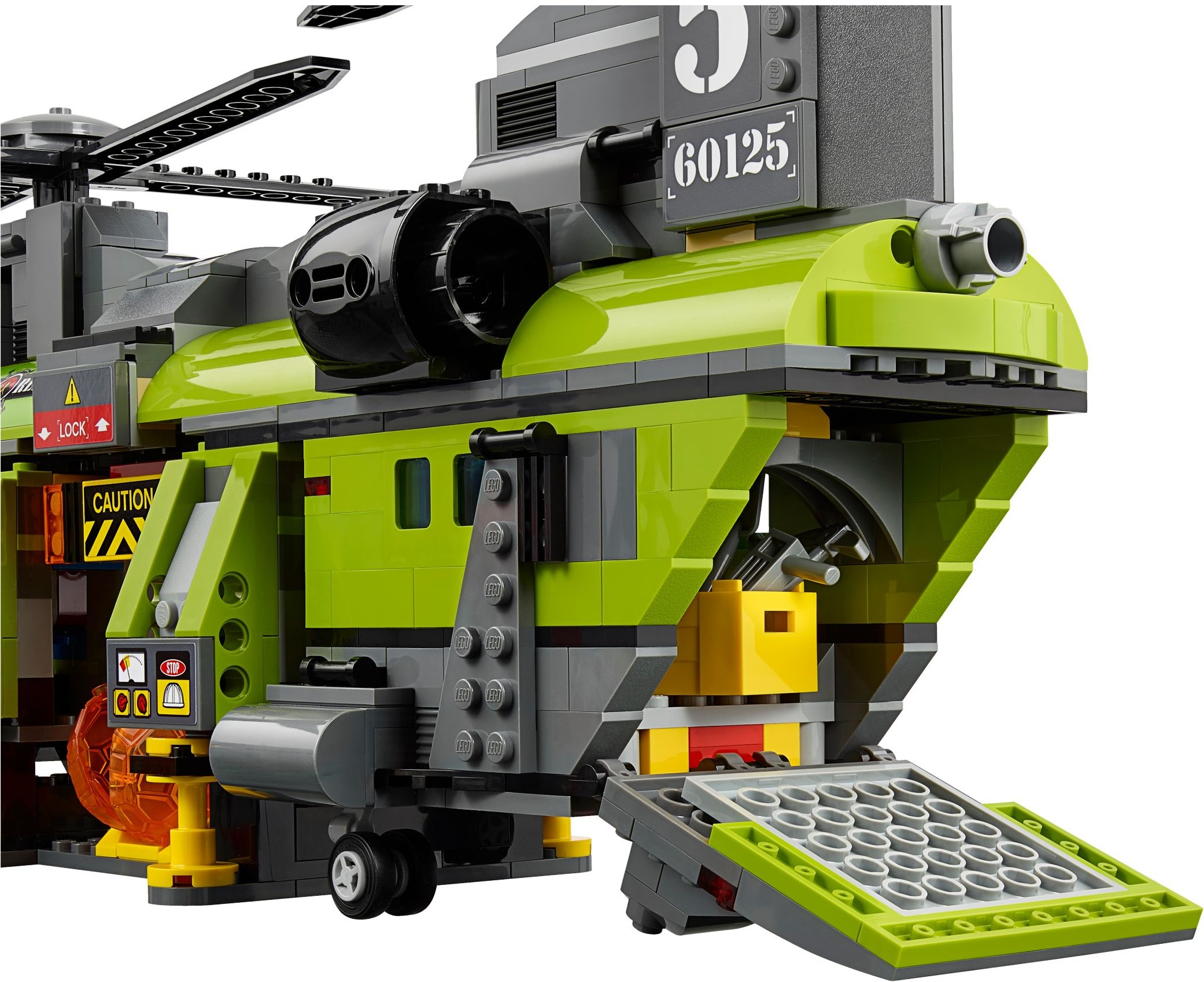 LEGO City Sopka 60125 Sopečná nákladní helikoptéra