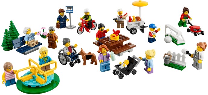 LEGO City 60134 Zábava v parku - lidé z města