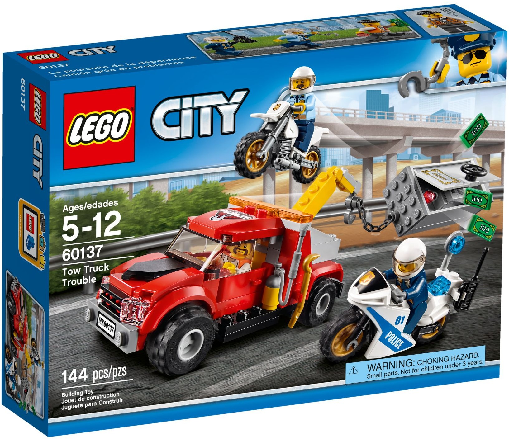 LEGO City Police 60137 Trable odtahového vozu