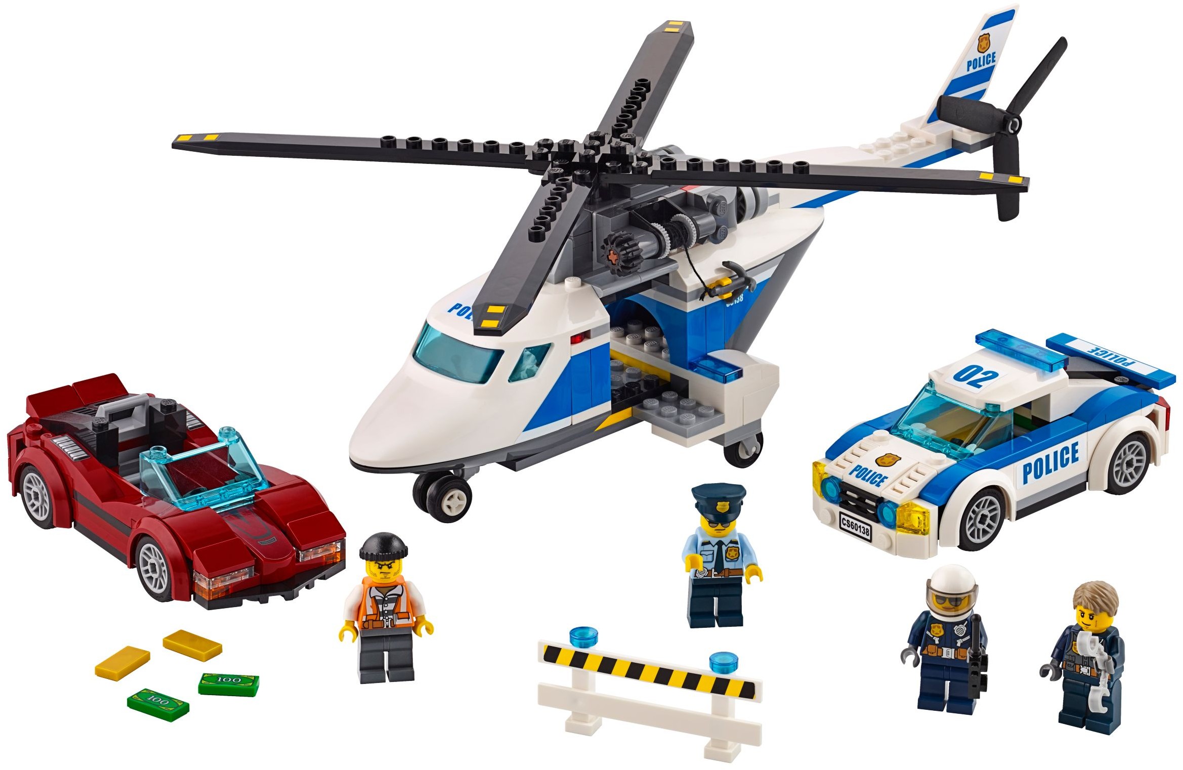 LEGO City Police 60138 Honička ve vysoké rychlosti