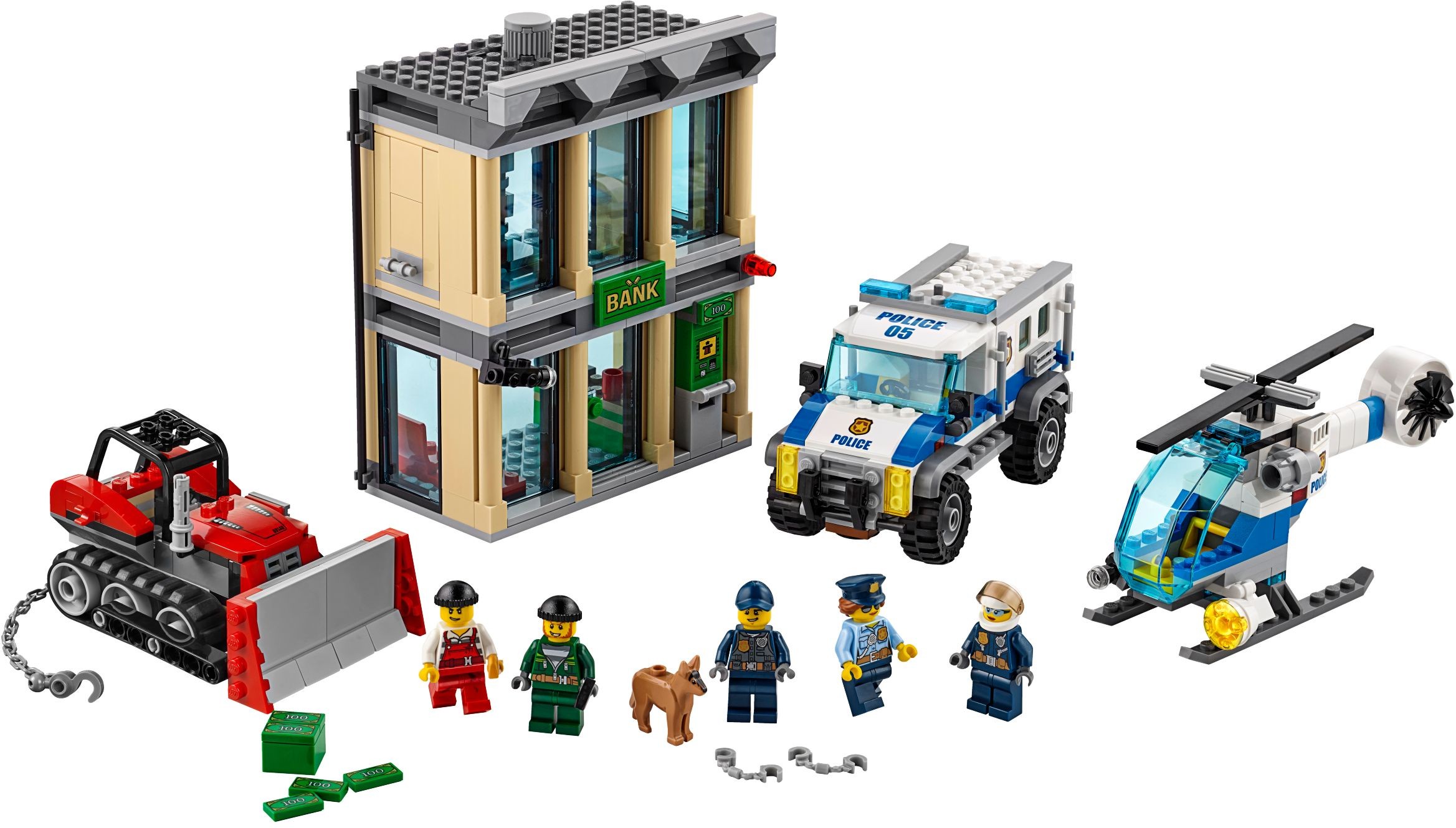 LEGO City Police 60140 Vloupání buldozerem