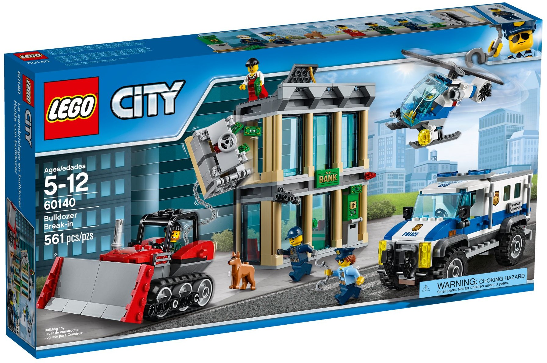 LEGO City Police 60140 Vloupání buldozerem