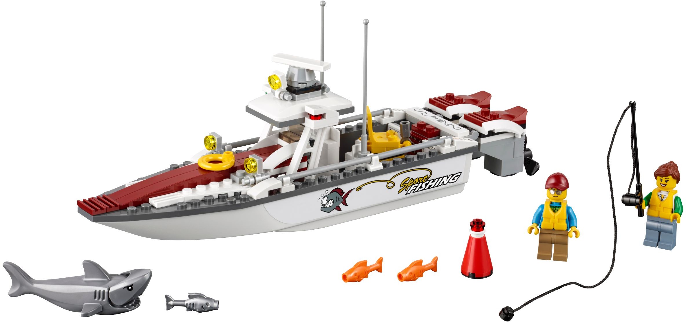 LEGO City Great Vehicles 60147 Rybářská loďka