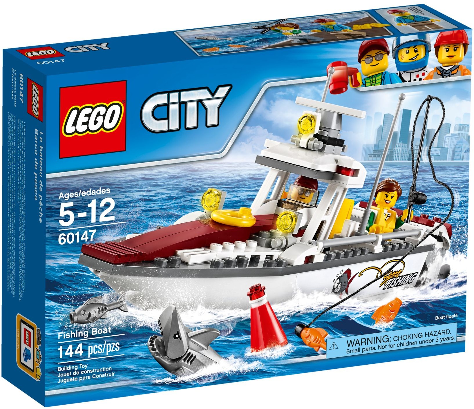 LEGO City Great Vehicles 60147 Rybářská loďka