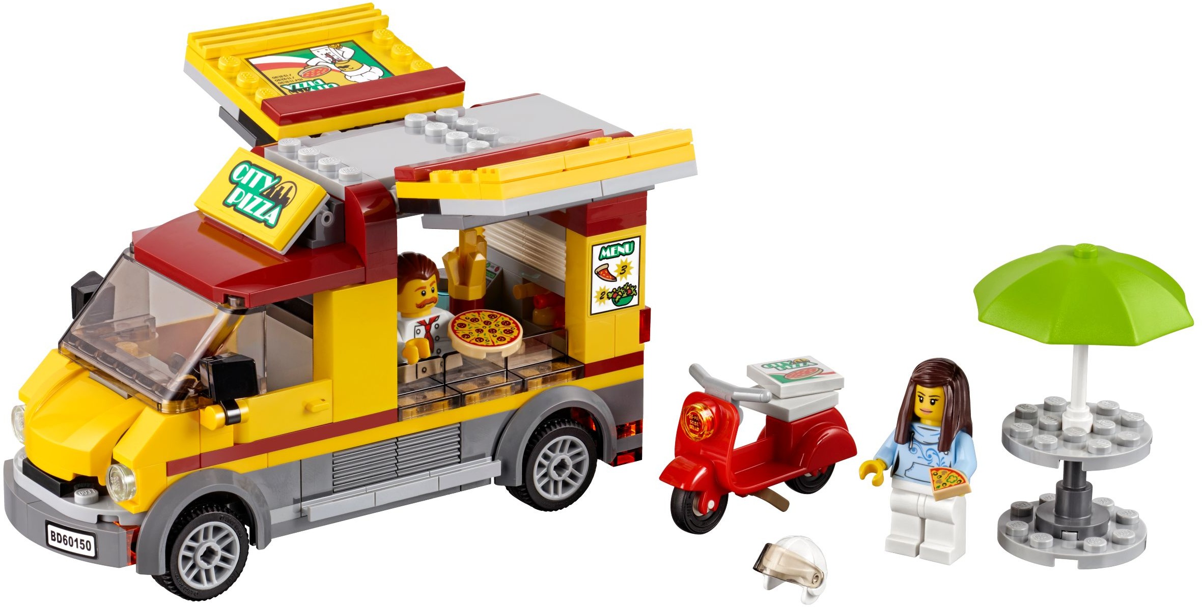 LEGO City Great Vehicles 60150 Dodávka s pizzou