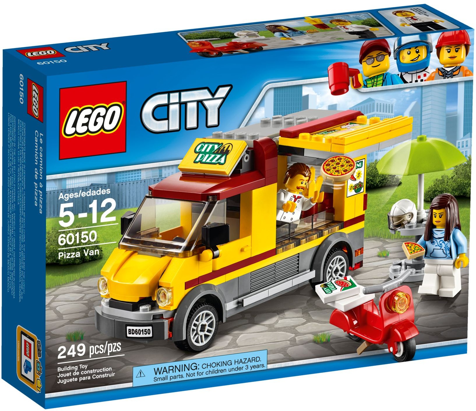 LEGO City Great Vehicles 60150 Dodávka s pizzou