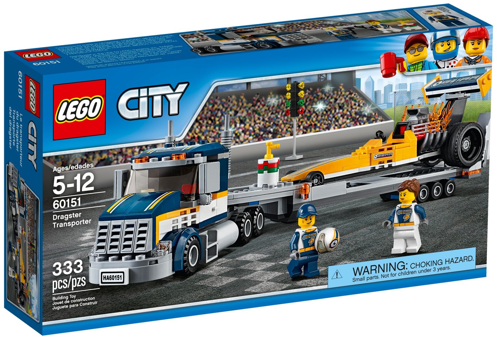 LEGO City Great Vehicles 60151 Transportér dragsteru