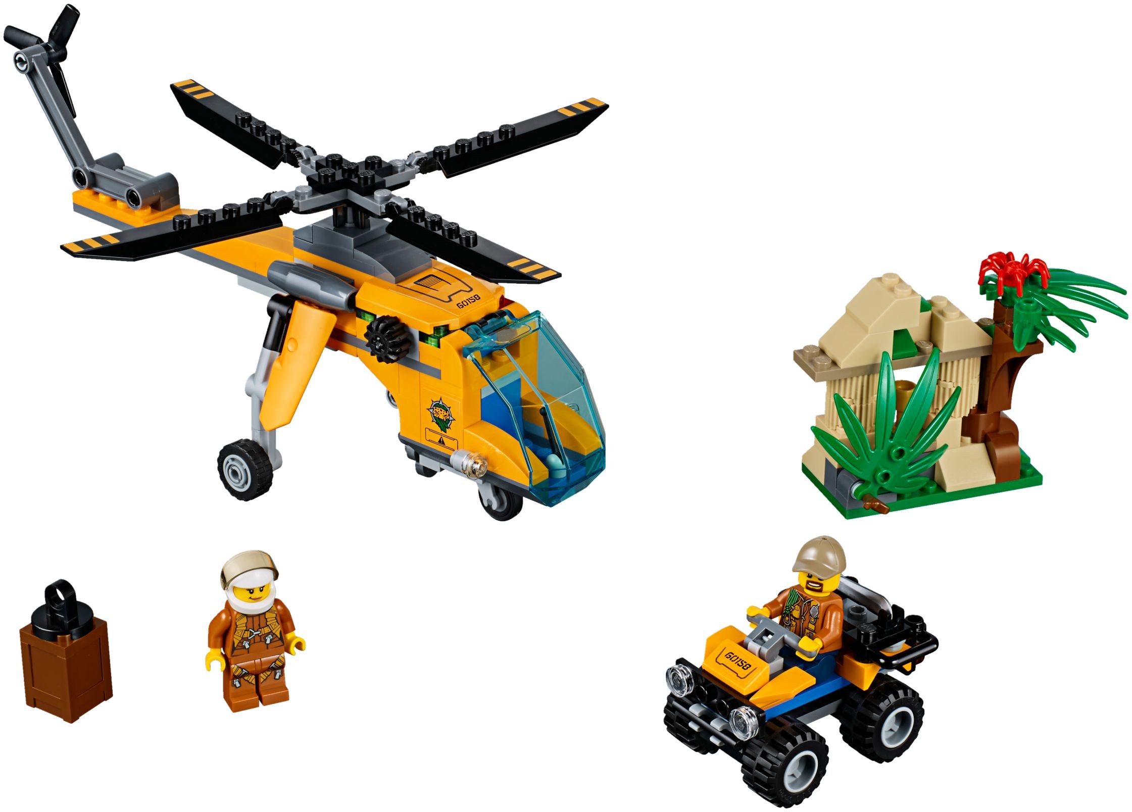 LEGO City 60158 Nákladní helikoptéra do džungle