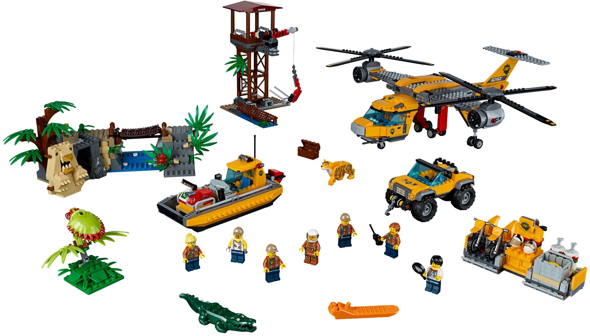 LEGO City 60162 Výsadková helikoptéra do džungle
